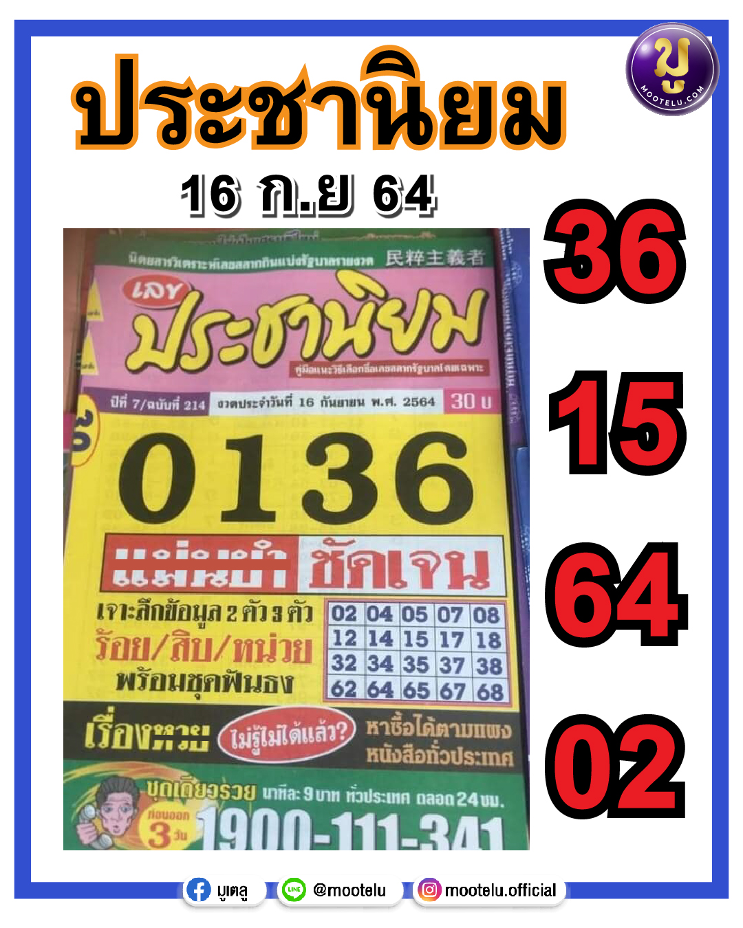 ประชานิยม 16-09-64