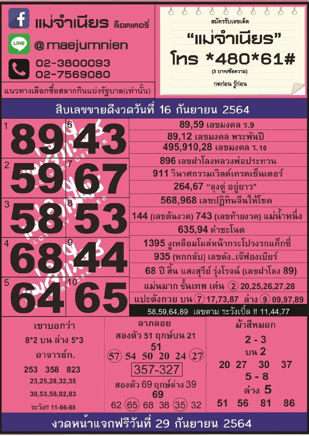 แม่จำเนียร 16-09-64