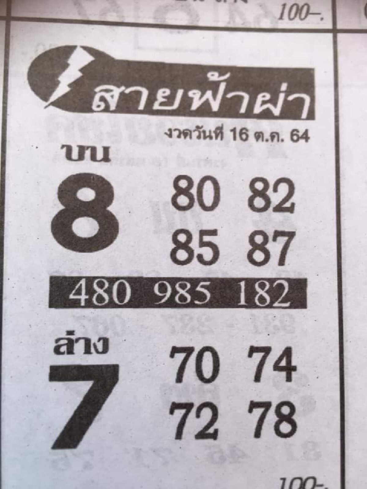 สายฟ้าผ่า 16-10-64
