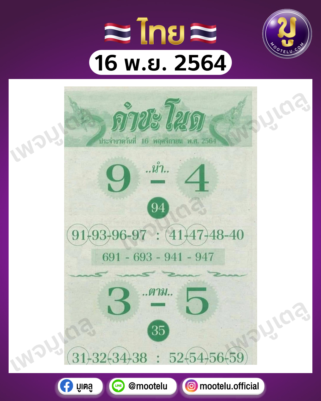 คำชะโนด 16-11-64