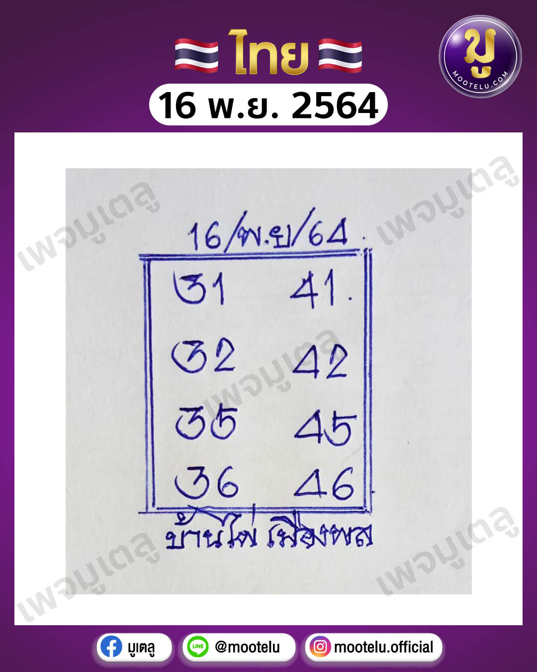 บ้านไผ่ เมืองพล 16-11-64