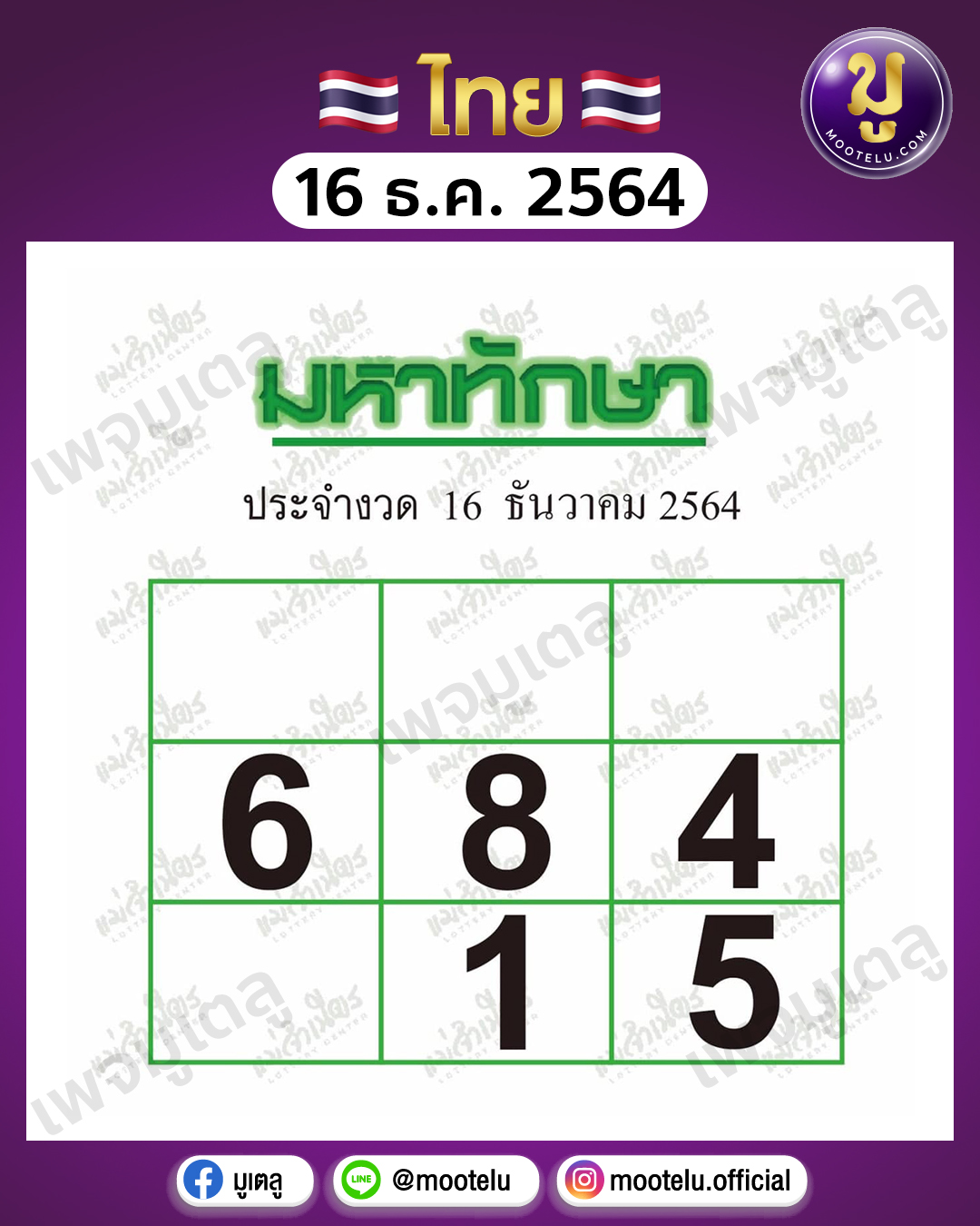 มหาทักษา 16-12-64