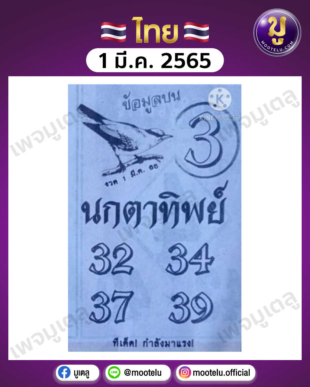 นกตาทิพย์ 1-3-65