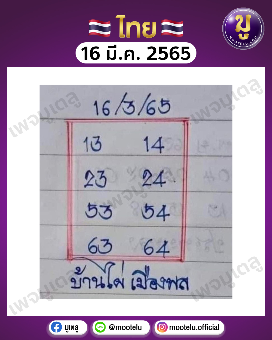 บ้านไผ่ เมืองพล 16-3-65