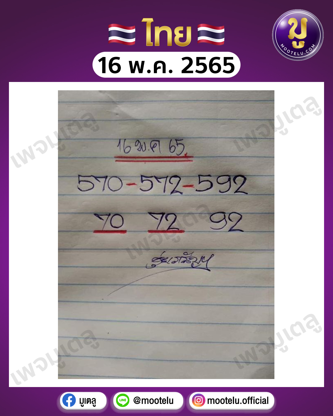 ดุ่ย ภรัญ 16-5-65 เข้าสองงวดติด