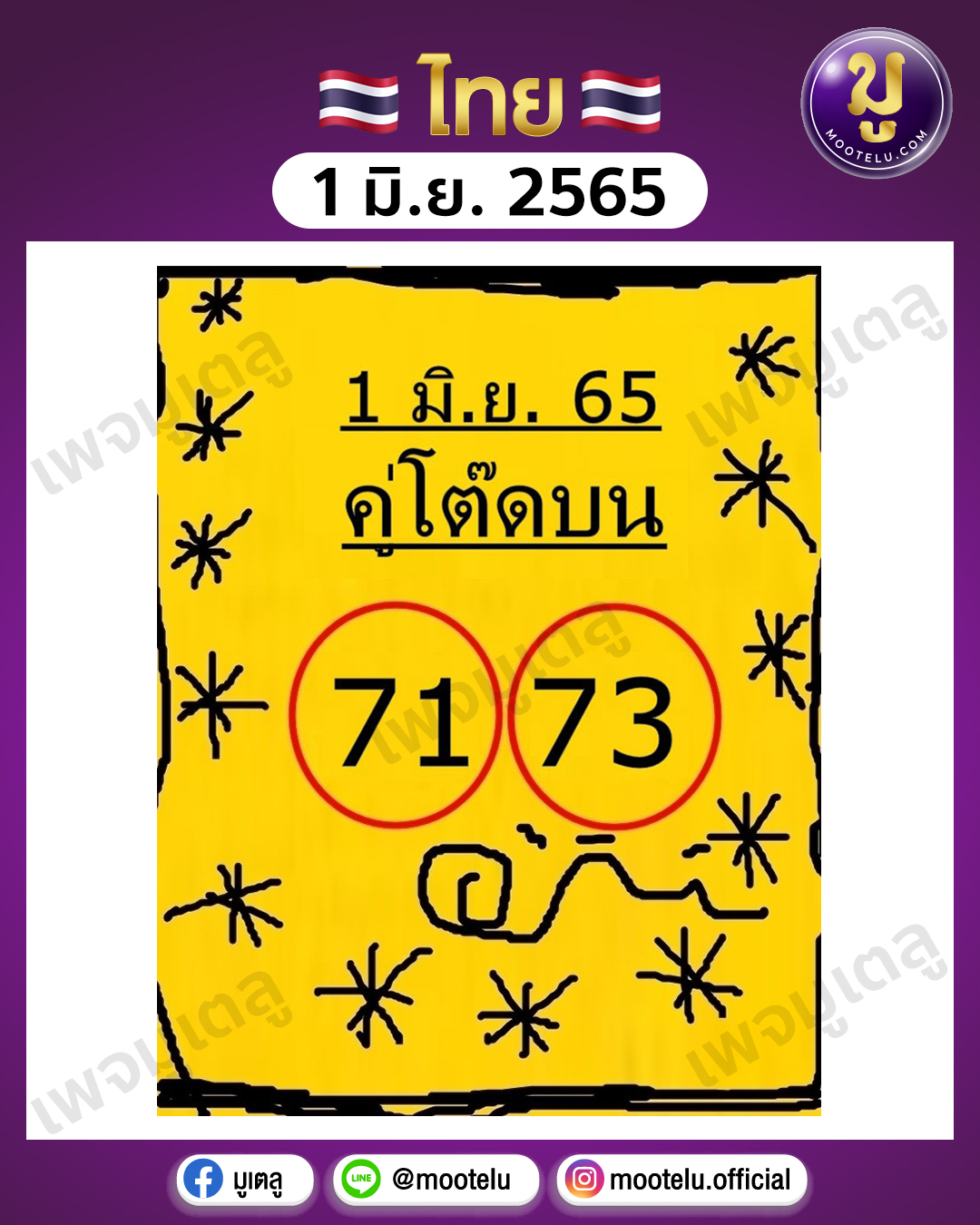 คู่โต๊ดบน 1-6-65