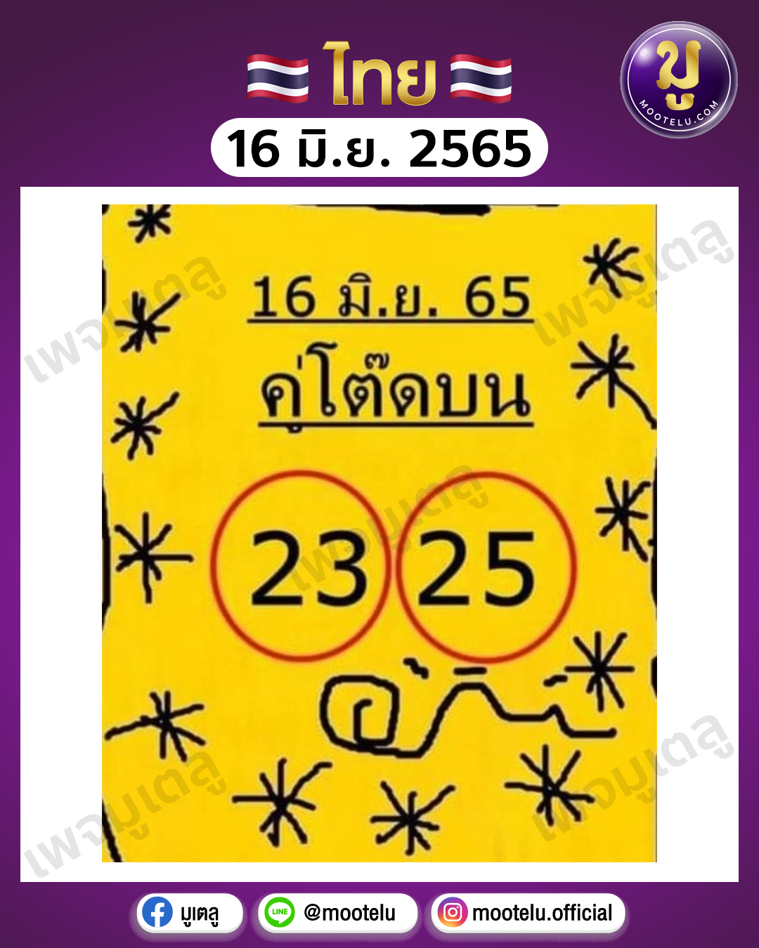คู่โต๊ดบน 16-6-65