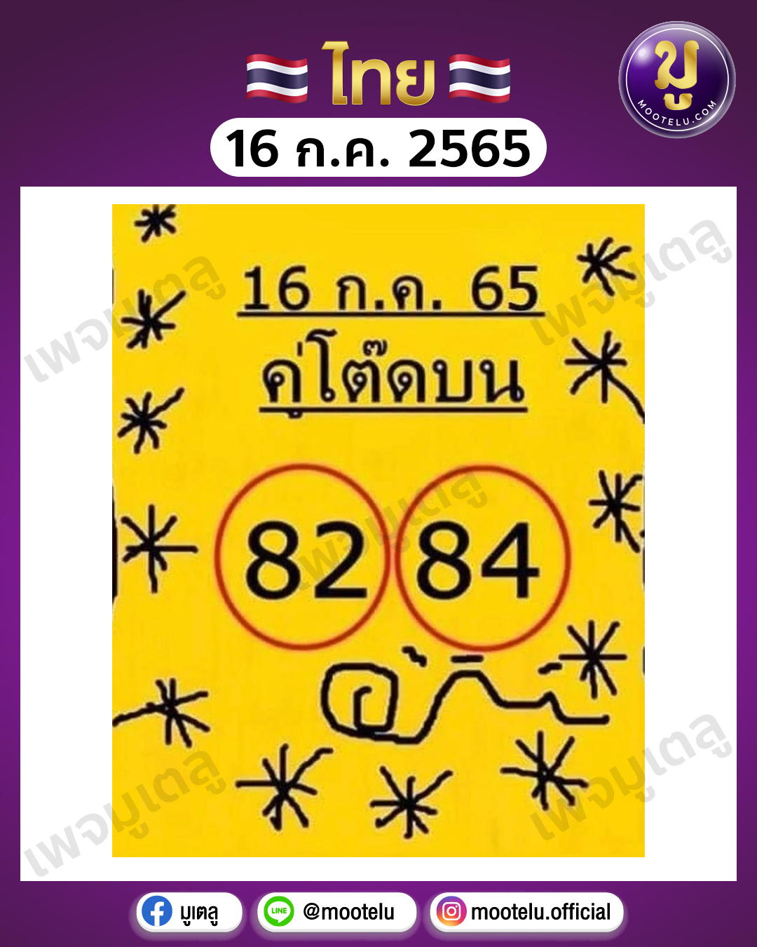 คู่โต๊ดบน 16-7-65