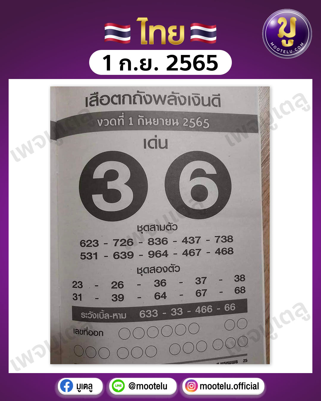 เสือตกถังพลังเงินดี 1-9-65