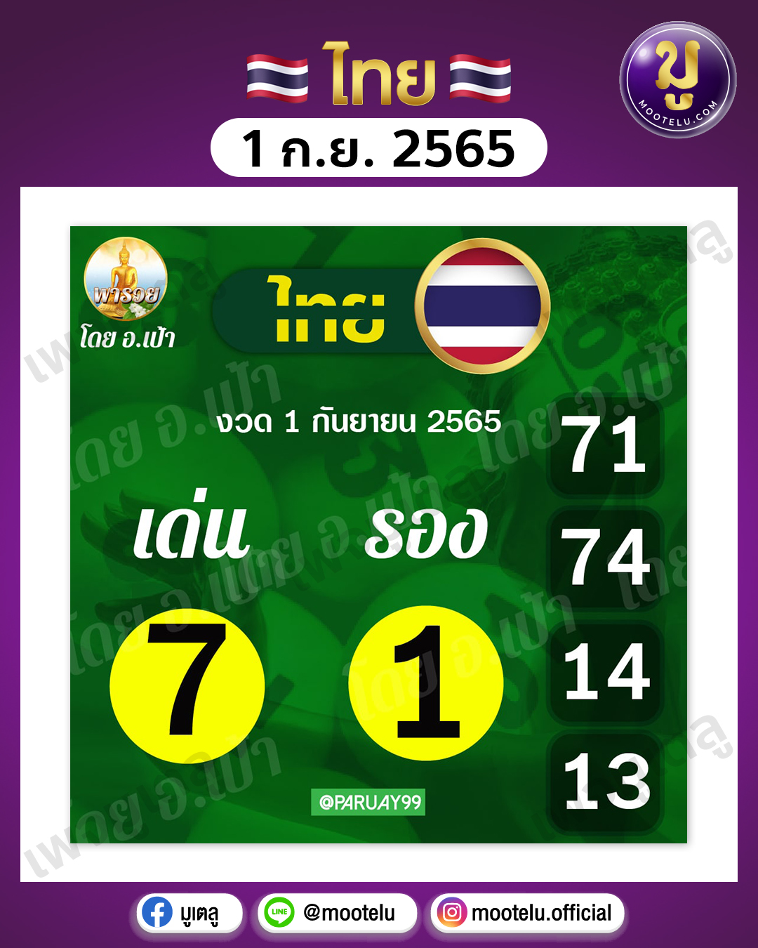 พารวย โดยอ.เป้า 1-9-65