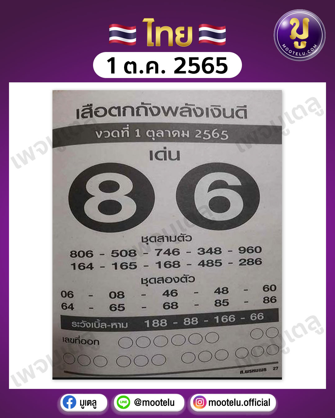 เลขปฏิทินจีน 1-10-65