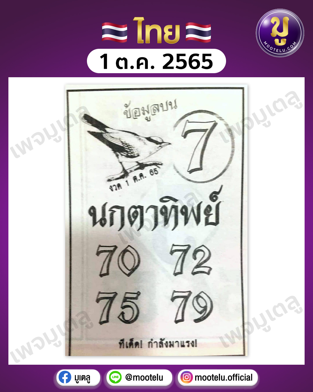 นกตาทิพย์ 1-10-65