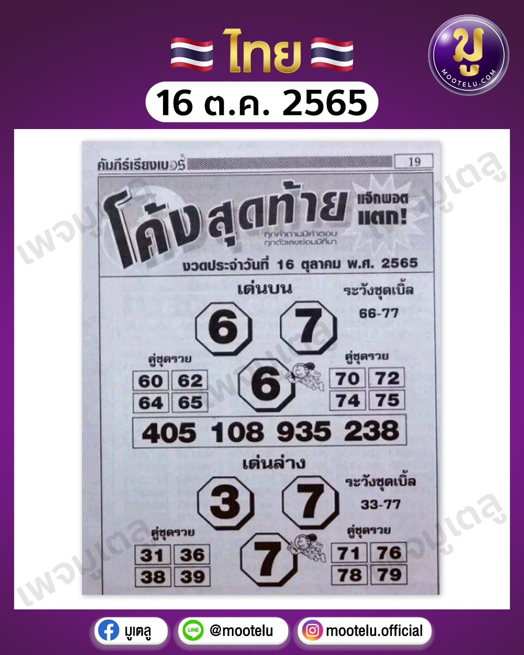 โค้งสุดท้าย 16-10-65