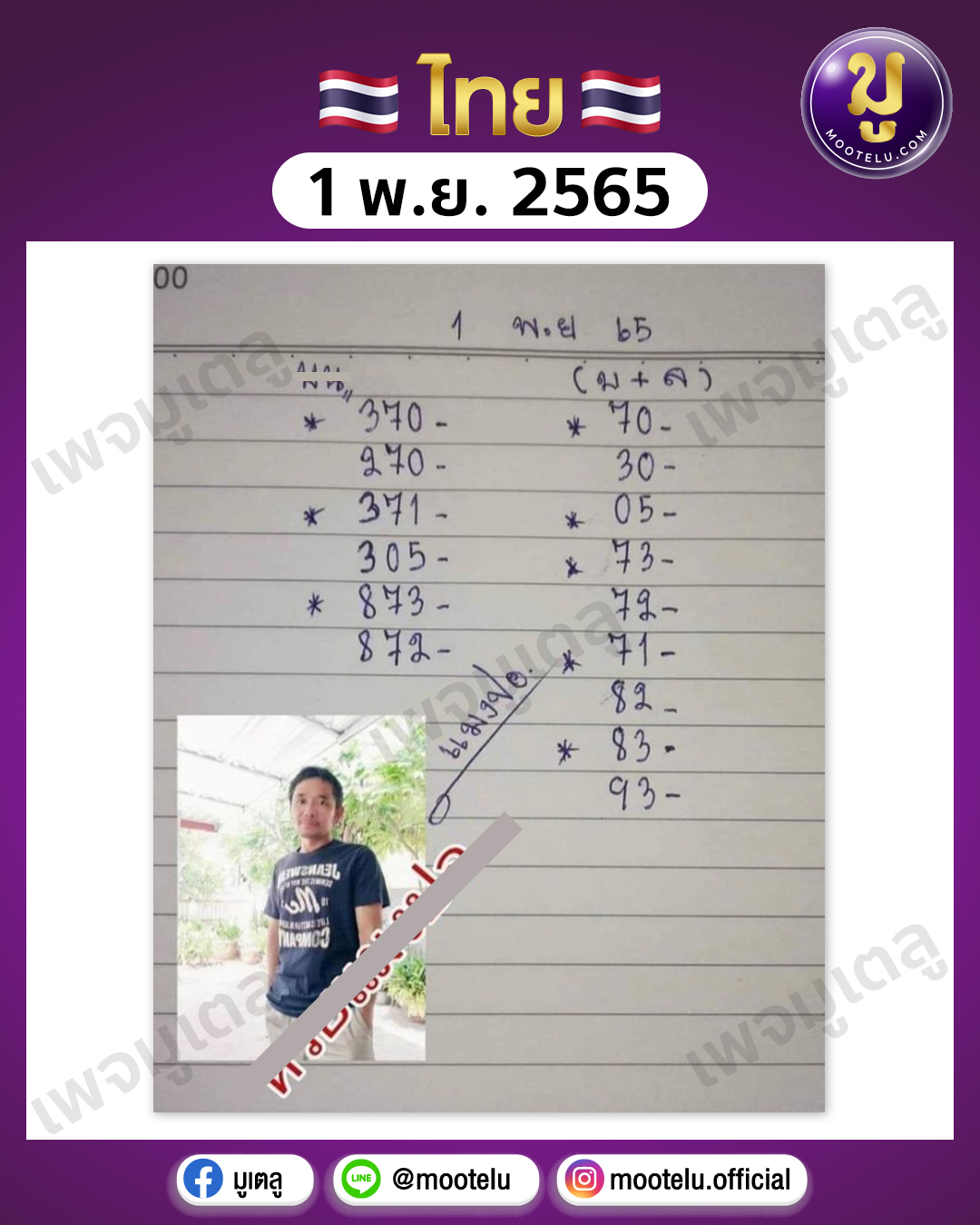 หวยแมงปอ 1-11-65