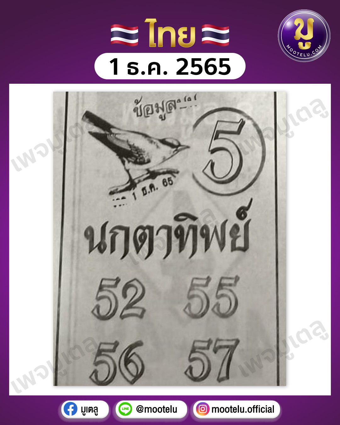 นกตาทิพย์ 1-12-65