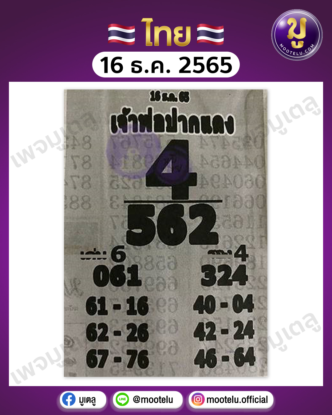 เจ้าพ่อปากแดง 16-12-65 