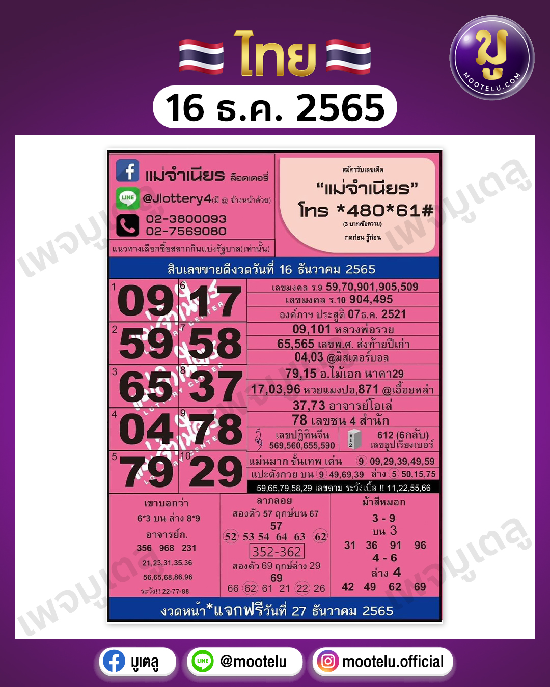 แม่จำเนียร 16-12-65