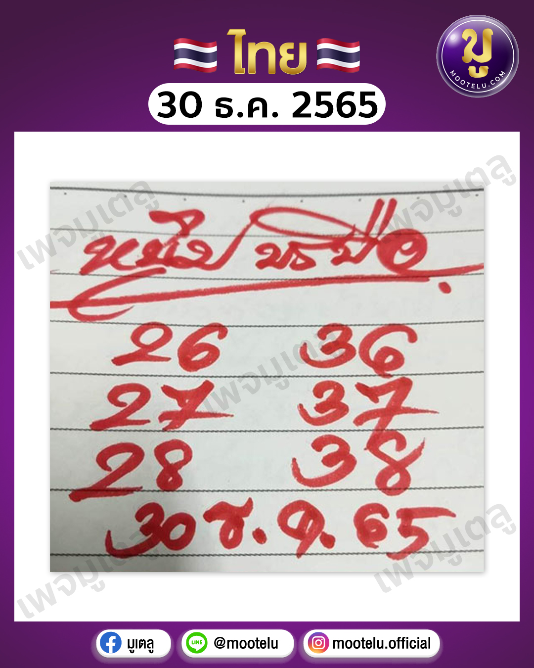 หนุ่ม บรบือ 30-12-65