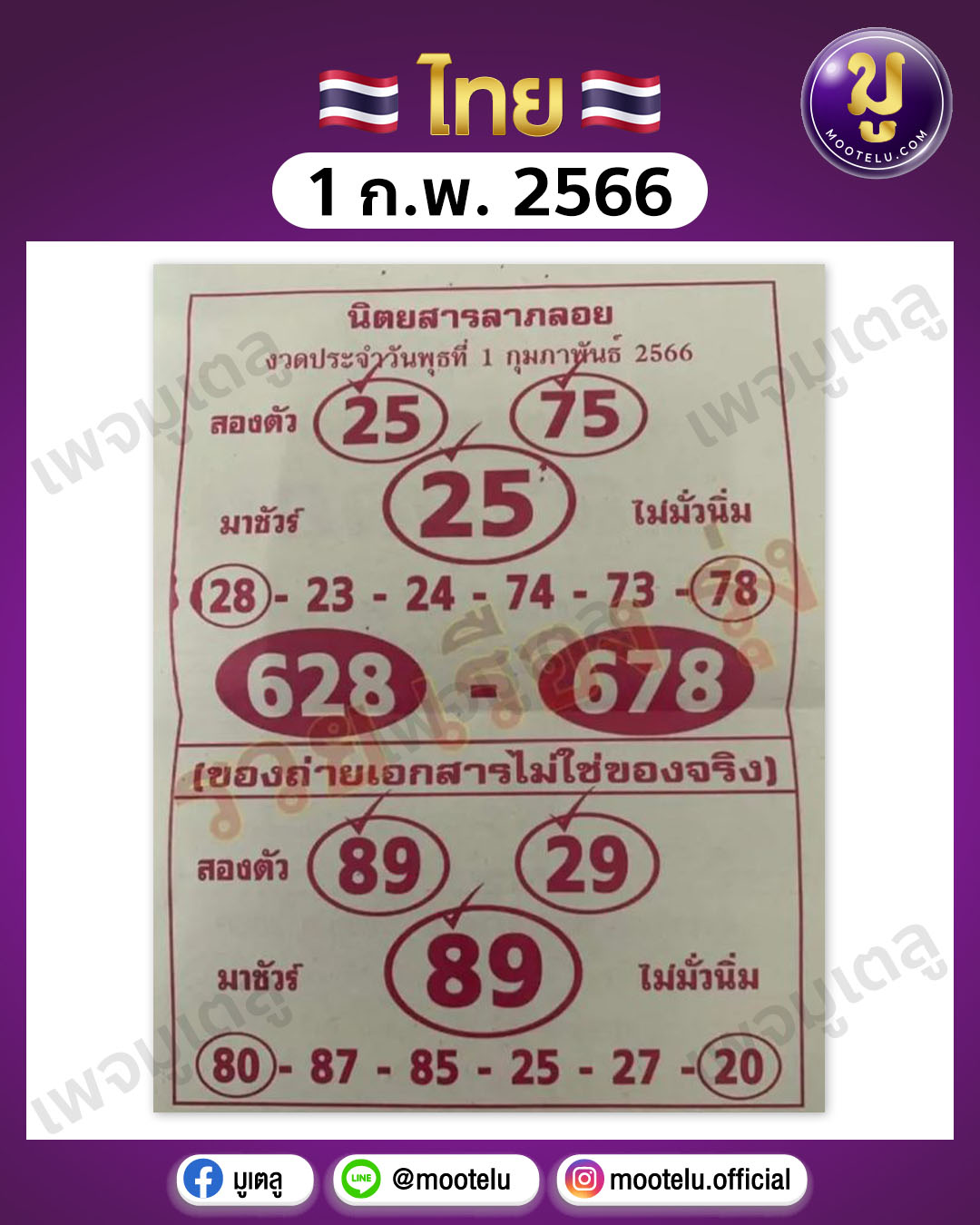 นิตยสารลาภลอย 1-2-66
