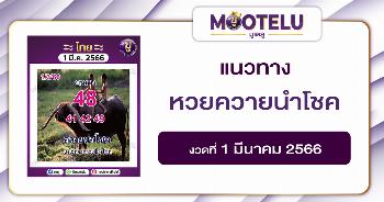 หวยควายนำโชค 1-3-66