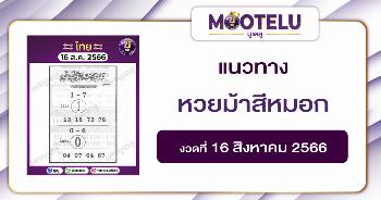 หวยม้าสีหมอก 16-8-66 